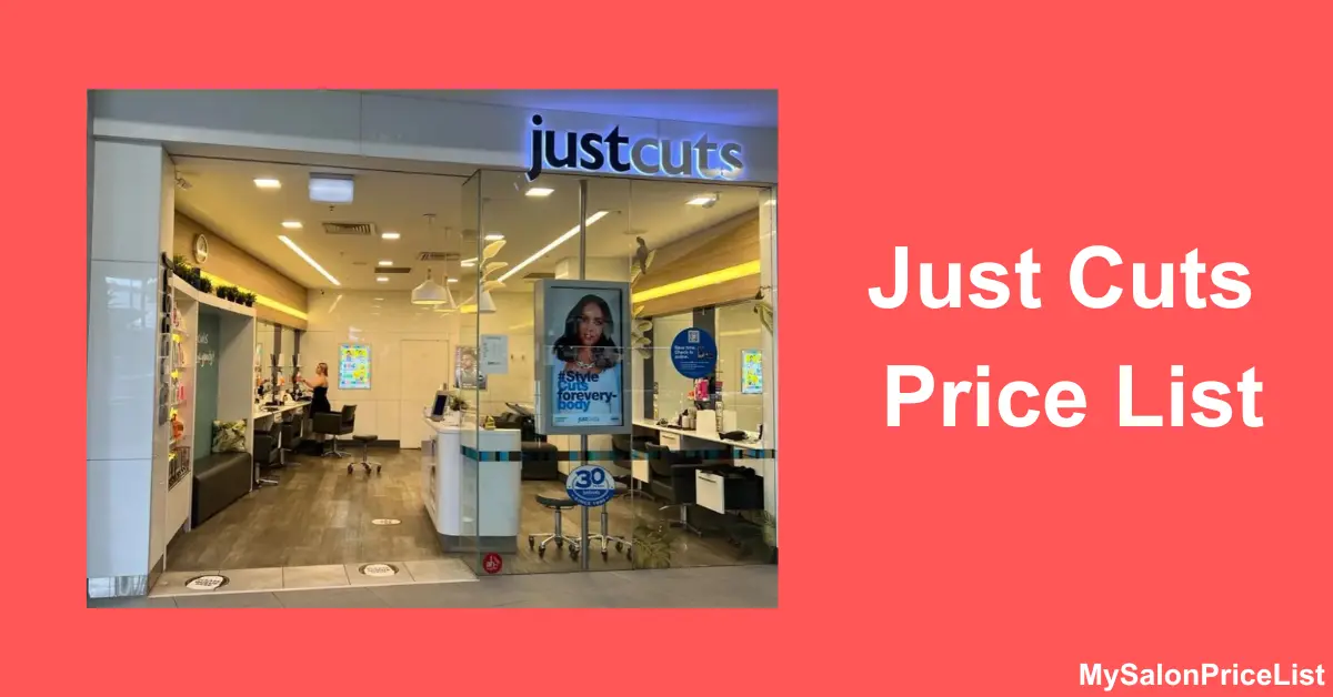 Just Cuts Price List